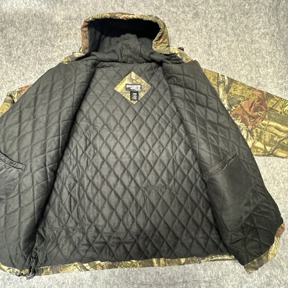 Mossy Oak‎ Break Up Infinity Jacket Mens XL Camo Hooded Jacket Quilted (45) - Picture 9 of 11